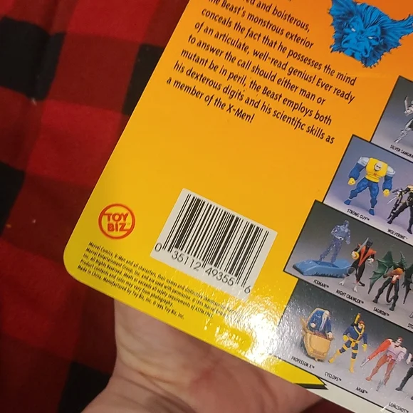 NEW MARVEL TOYBIZ UNCANNY X-MEN BEAST 1994 ACTION FIGURE - Picture 2 of 2